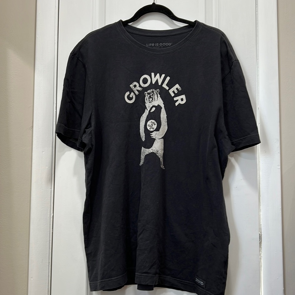 Life is Good Growler Tee Sz XL
